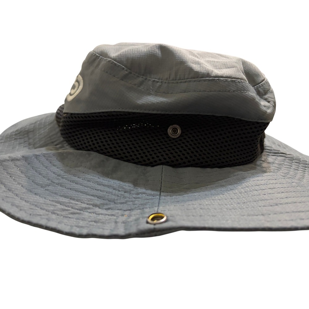 Breckenridge Colorado Gray Ripstop Mesh Sun Hat Boonie Hiking Fishing Bucket Hat - Picture 3 of 6